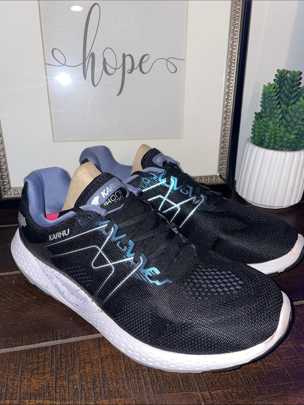 Karhu Ikoni Ortix Men's Black Athletic Running Shoes Size 10.5